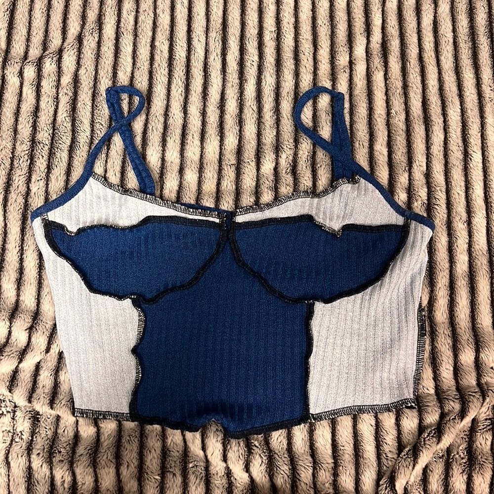 Blue tank top